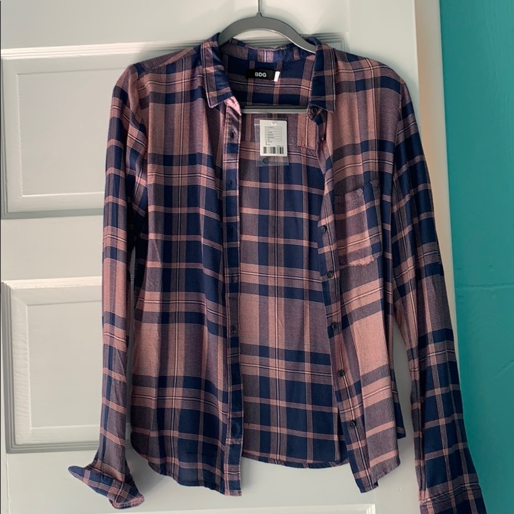 NWT BDG light weight flannel